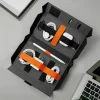 FIKLIK Magnetic Digital Accessory Organizer Bag, Magnetic Tool Box, Photography Data Cable Sorting Bag