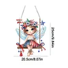 Diamond Painting Fairy Flag Pendant for Home Wall Decor