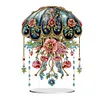 >SALE<Acrylic Special Shaped Floral Jellyfish Table Top Diamond Painting Ornament Kits