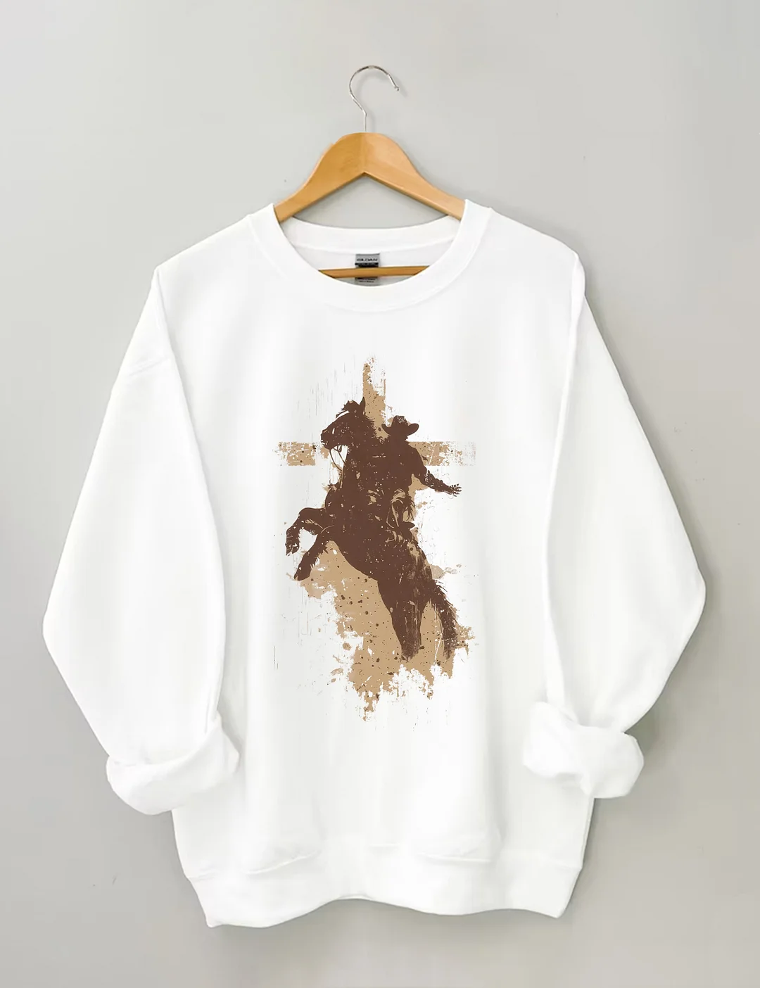 Western Christian Cowboy Sweatshirt