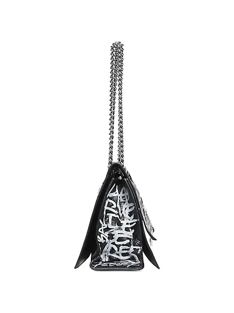 Balenciaga Crush Medium Chain Bag Graffiti