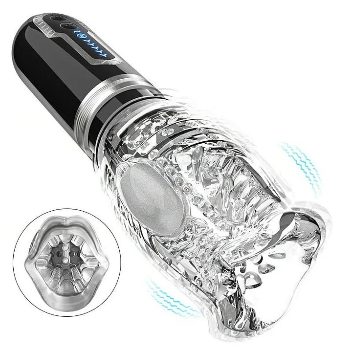 Gawk Gawk 9000 Advanced Blowjob Masturbator 7 Vibration 5 Rotating Thrust Modes