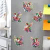 6 Stück Kolibri - 5D DIY Craft Sticker Magnet