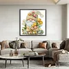 Tulip Gnome-11CT Stamped Cross Stitch 65*65cm/25.59*25.59in(Big Size) tapestrymarket