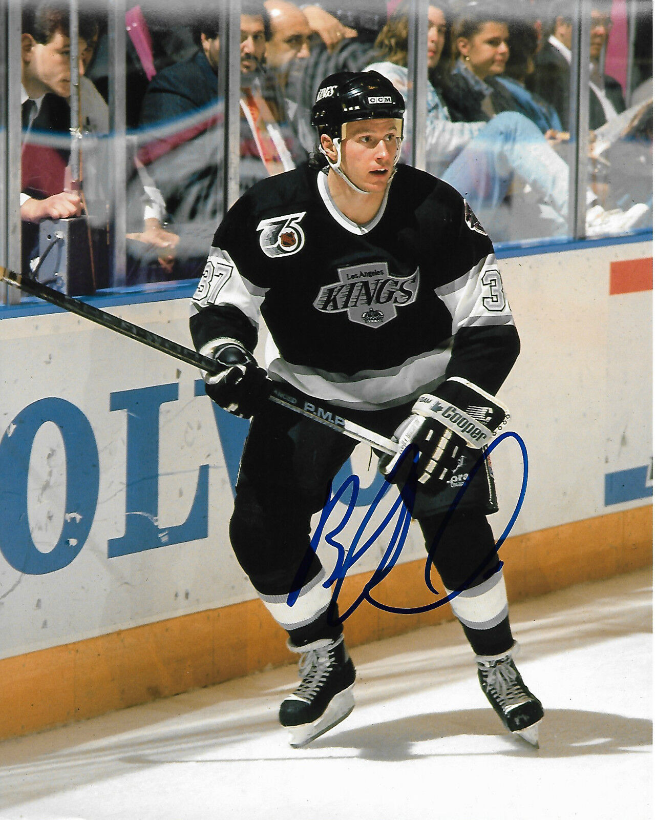 Los Angeles Kings Bob Kudelski Signed Autographed 8x10 Photo Poster painting COA