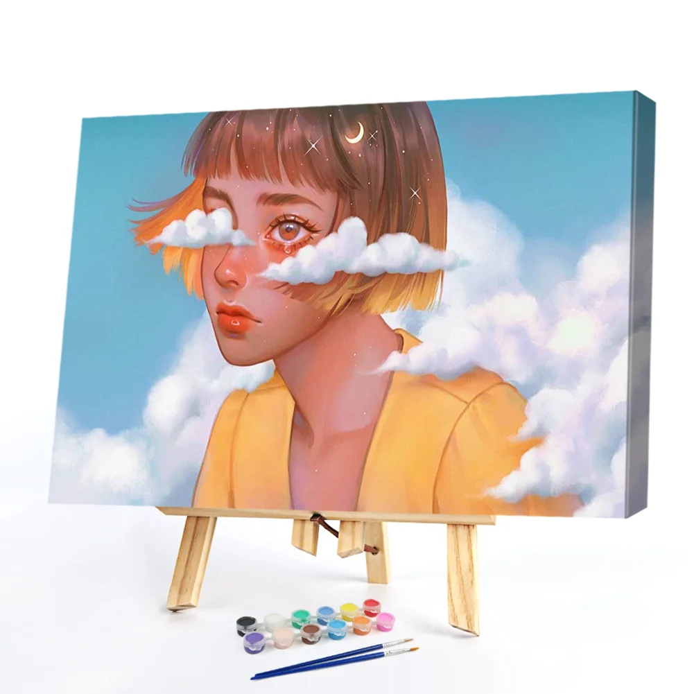 Cloud Girl - Paint By Numbers(60*40CM)