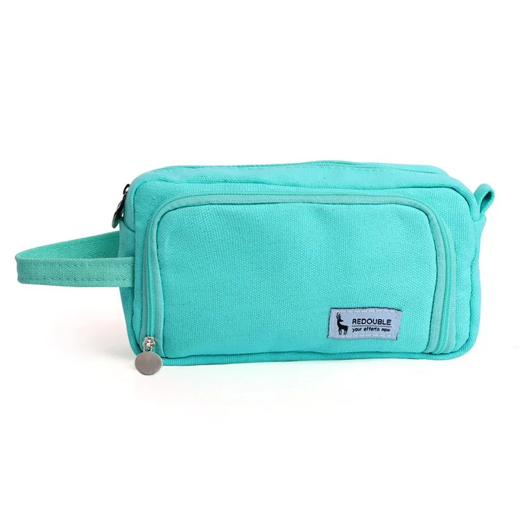 JOURNALSAY 1Pc Solid simplicity Large capacity pencil bag Cute student High capacity pencil case