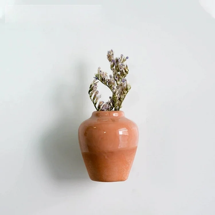 Cute Plant Vase Fridge Magnets