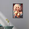uk.everydayedeals (Limited Stock)Diamond Painting - Round AB Drills - Ice Cream Girl(45*65cm)