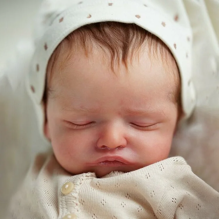  [New]20" Truly Reborn Baby Girl Sleeping Toy Doll Walaia with Heartbeat💖 & Sound🔊 - Reborndollsshop®-Reborndollsshop®