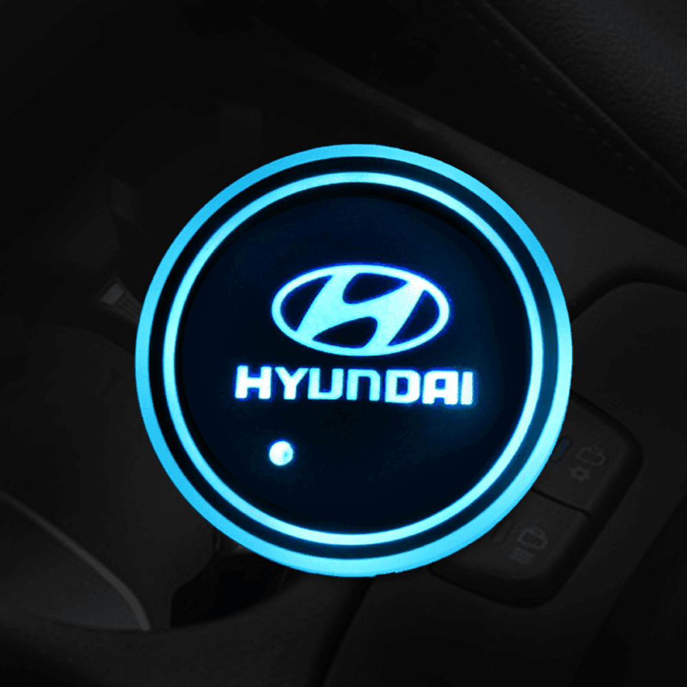 Hyundai-Compatible LED Cup Holder Light