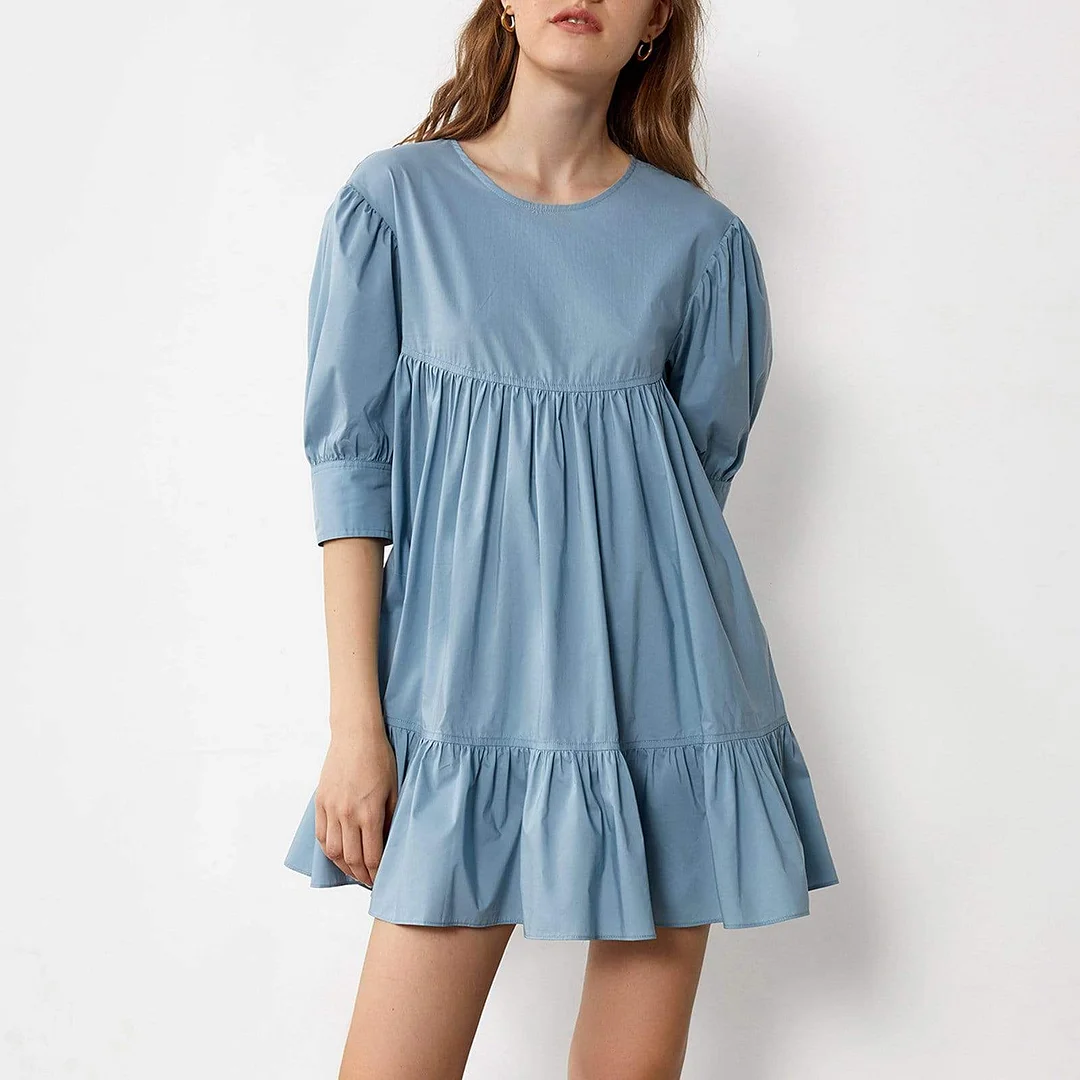 Vanessa Blue Mini Dress