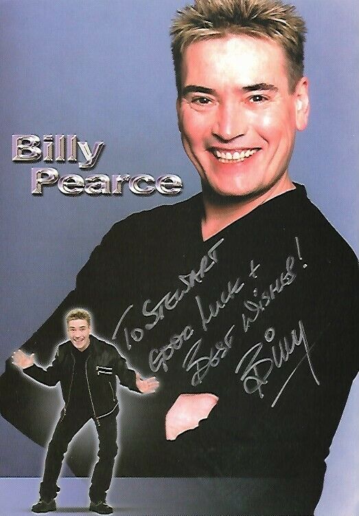 Billy Pearce Autograph -  hand signed Photo Poster paintinggraph original TV comedy comedian