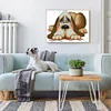 Dog- 9CT Partial Beaded Cross Stitch Kit(39x32cm)