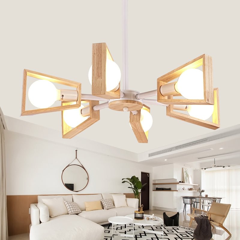Vintage Pendant Light LED Modern Retro Indoor Lighting Iron Metal Wood Living Dinning Room Decoration Light Fixture