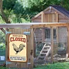 Warning"Keep Gate Close No Matter What Chickens Says"- Vintage Metal Signs((12*16Inch) 