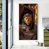 Diamond Painting-DIY Full Round Drill Lion(70*40 CM)