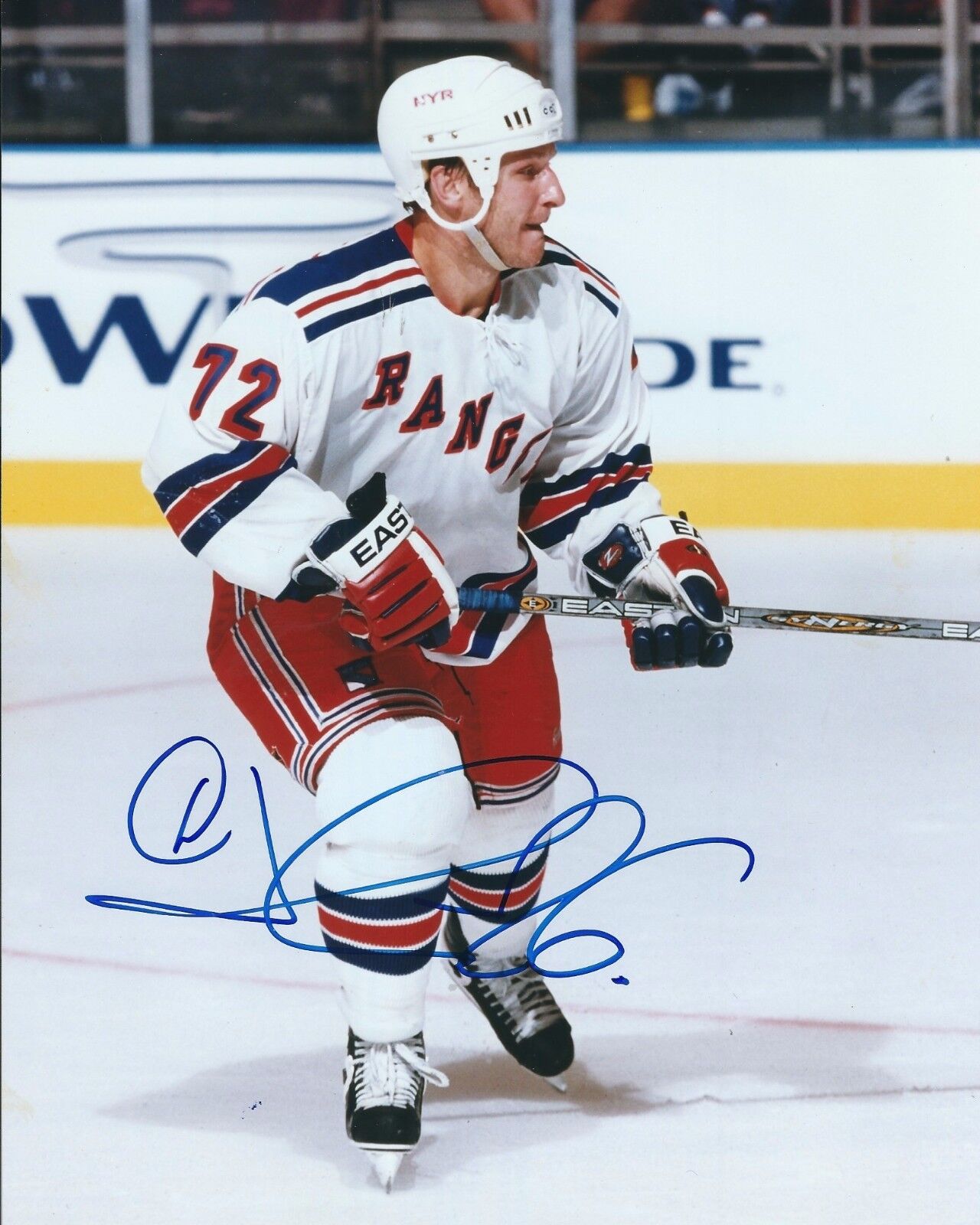 Auotographed 8x10 Darius Kasparaitis New York Rangers 8x10 Photo Poster painting - w/ COA