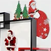 (US Local)DIY Xmas Diamond Art Door Frame Decoration Door Corner Pendants for Feiend Gifts