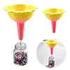 Gradient Color Diamond Painting Organizer Funnel Morning Glory Design Portable Drill Funnel for DIY Craft Easy Transfer Tools (Style B)