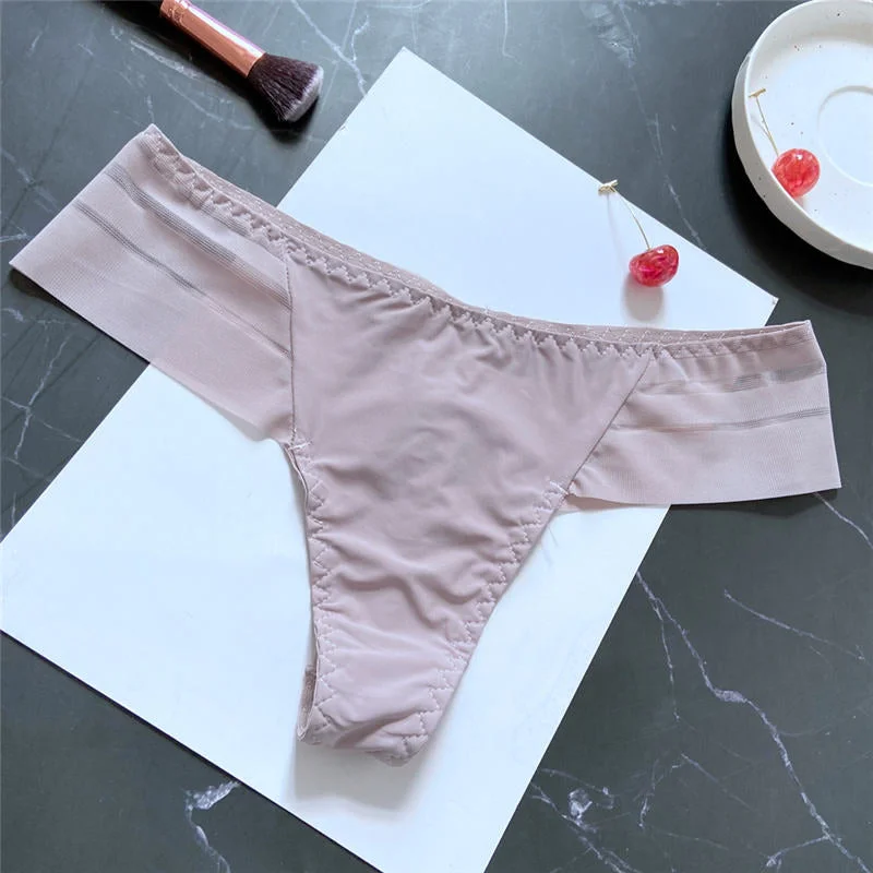 Seamless Panties Perspective Sexy Women Panties Female Underpants G-string Solid Color Thong Pantys Intimates Lingerie M-XL Hot