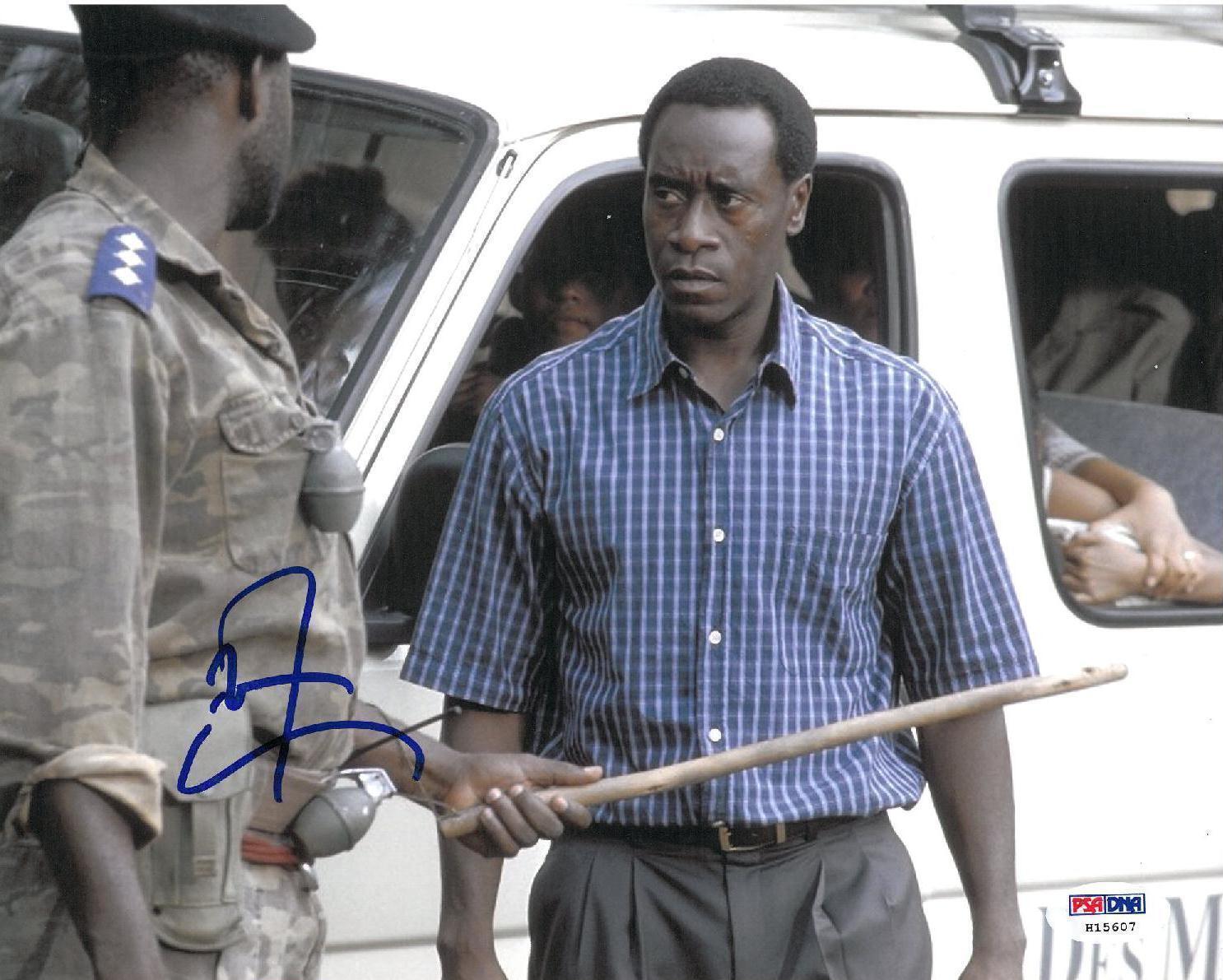 Don Cheadle Signed Hotel Rwanda Authentic 8x10 Photo Poster painting PSA/DNA #H15607