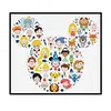 Mickey Head - 11CT Stamped Cross Stitch - 40*45cm - Disney