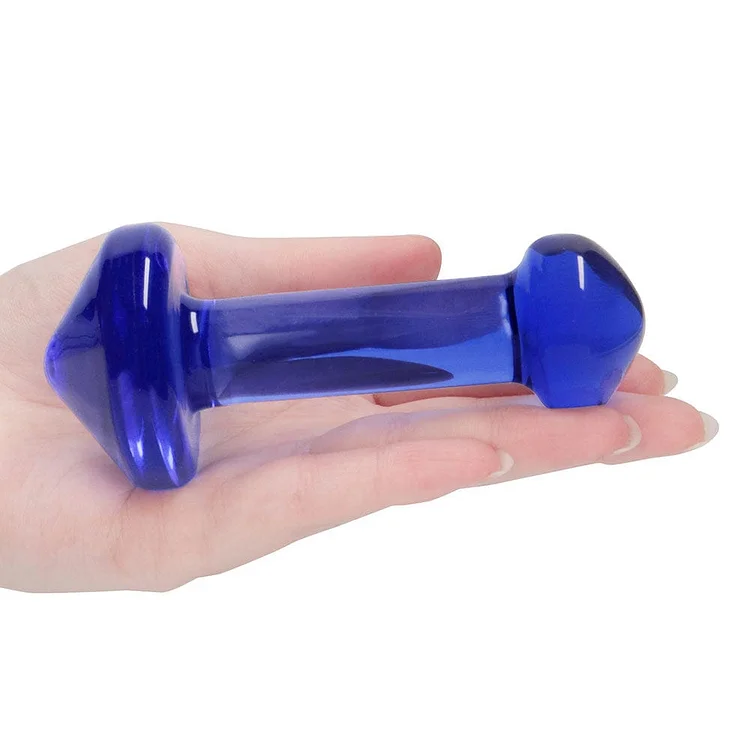 pornhint Pornhint Chrystalino Massage Glass Massager in Blue