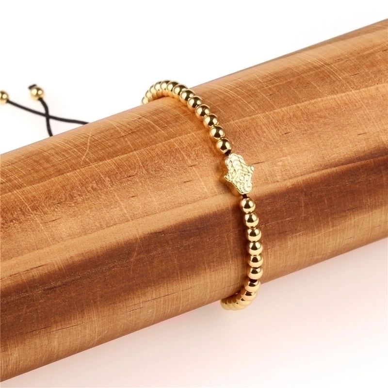 Copper Diamond Geometric Artificial Gemstones Copper Bracelets