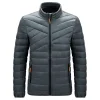 Light Padded O-Neck Jacket