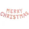 16" Golden Silver Green Red MERRY CHRISTMAS Aluminum Film Balloons Christmas Home Shopping Mall Store Party Decors