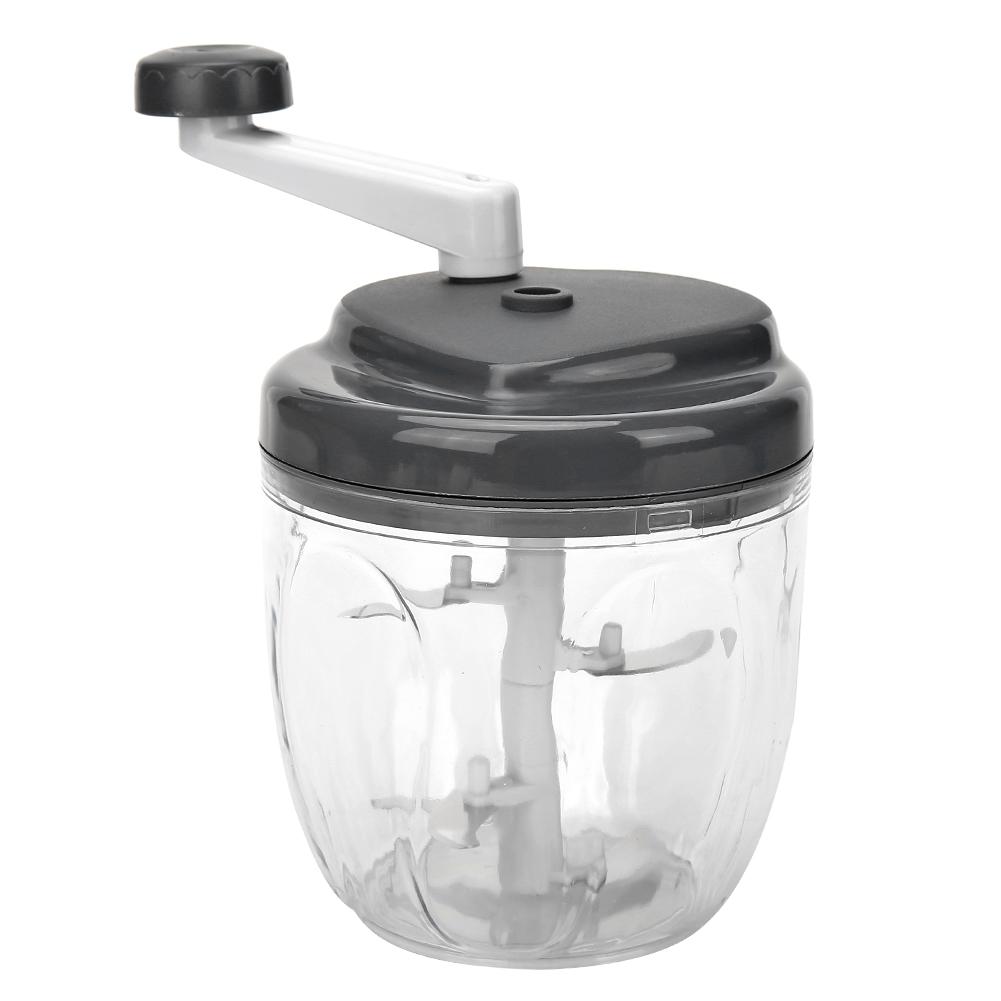 

Manual Food Chopper Household Vegetable Shredder Kitchen Meat Mincer, Grey, 501 Original
