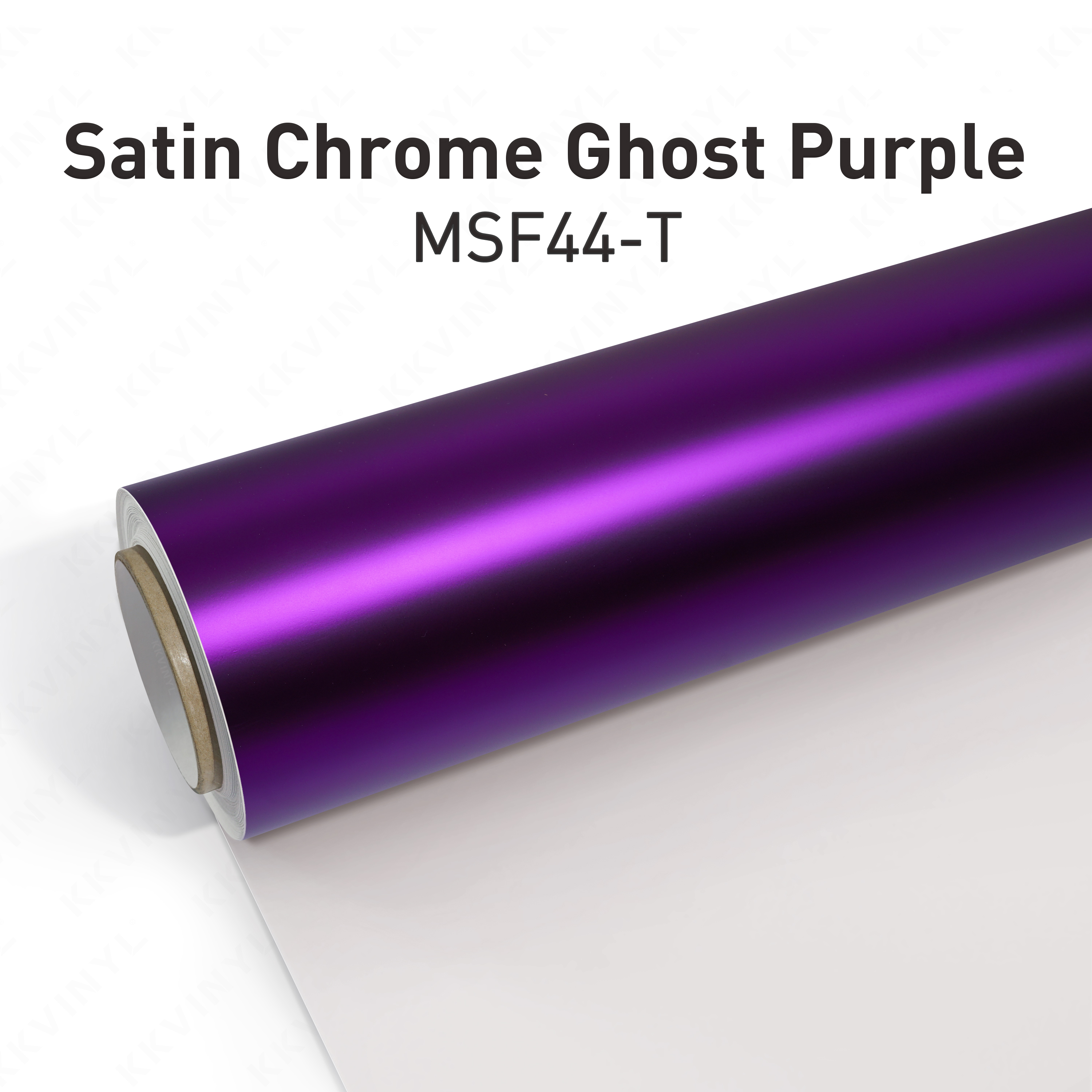Satin Ghost Chrome Vinyl (PET Liner )