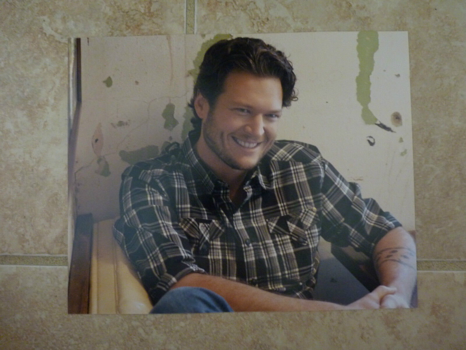 Blake Shelton Color 8x10 Photo Poster painting Music Promo Country #2