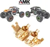 AMK UTB18 Brass Counter Weight Axle Housing for Axial RC Crawler 1/18 UTB18 Capra Unlimited Trail Buggy RTR Upgrade Part (Front Axle 3in1)