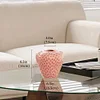 Retro Strawberry Vase Ceramic Ornaments Living Room High Value Light Luxury High-end Creative Exquisite Flower Arrangement Hydroponic Green Plants