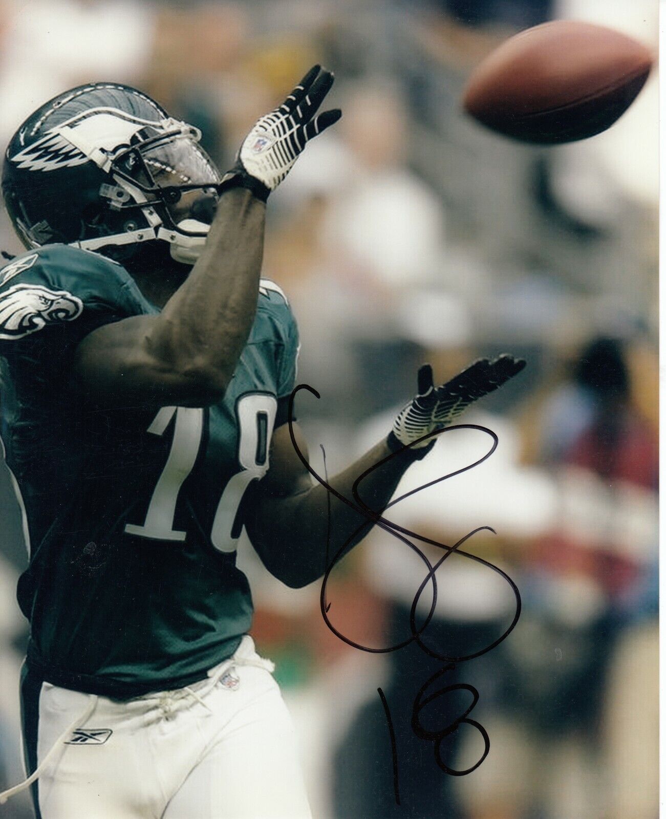 Donte Stallworth #0 8x10 Signed Photo Poster painting w/ COA Philadelphia Eagles