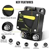 48V Car Circuit Breaker with Manual Reset Switch 50A/100A Marine Circuit Breaker