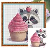 (Multi-Style) Animal - 18CT Stamped Cross Stitch 25*25cm/9.84*9.84in