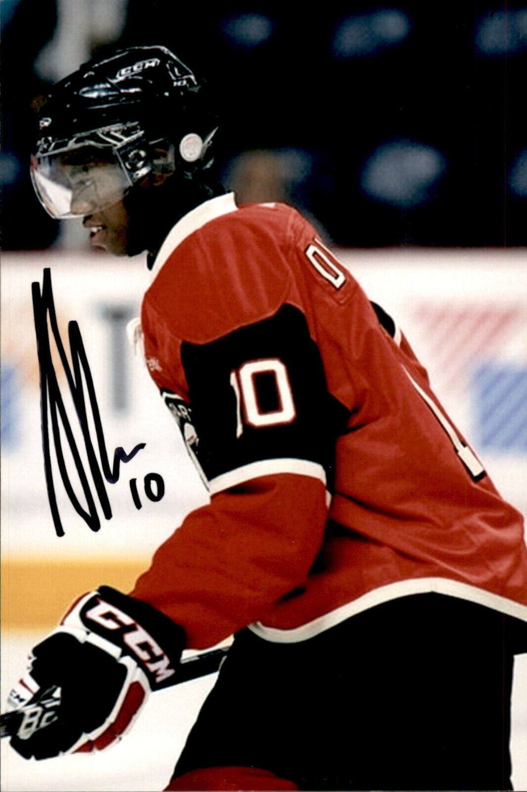 Anthony Duclair SIGNED auto 4x6 Photo Poster painting QUEBEC REMPARTS / CHICAGO BLACKHAWKS #4