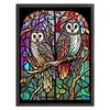 >SALE<Full Embroidery Eco-cotton Thread 11CT Printed Owl Cross Stitch Kit Artwork