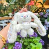 Plushie Bunny Keychain Bag Charm Long Ears Long Legs Girls Gift Idea
