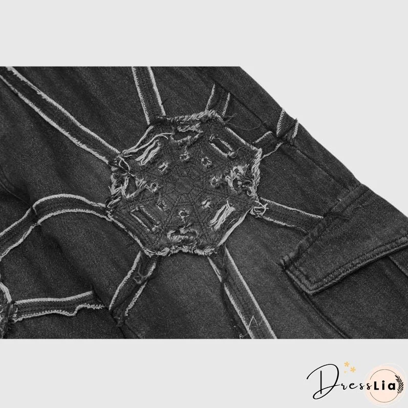 Heavy Weight Spiderweb Jeans