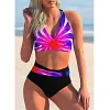 2022 New Swimsuit Sexy High Waist Printed Women Bikini Set Beachwear Push Up Bathing Suit Female Swimwear Two Piece