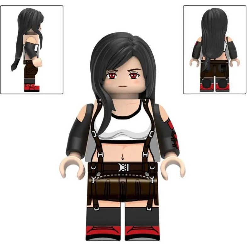 Tifa Lockhart from Final Fantasy VII Custom Minifigure Minifigure Bricks monstertoys