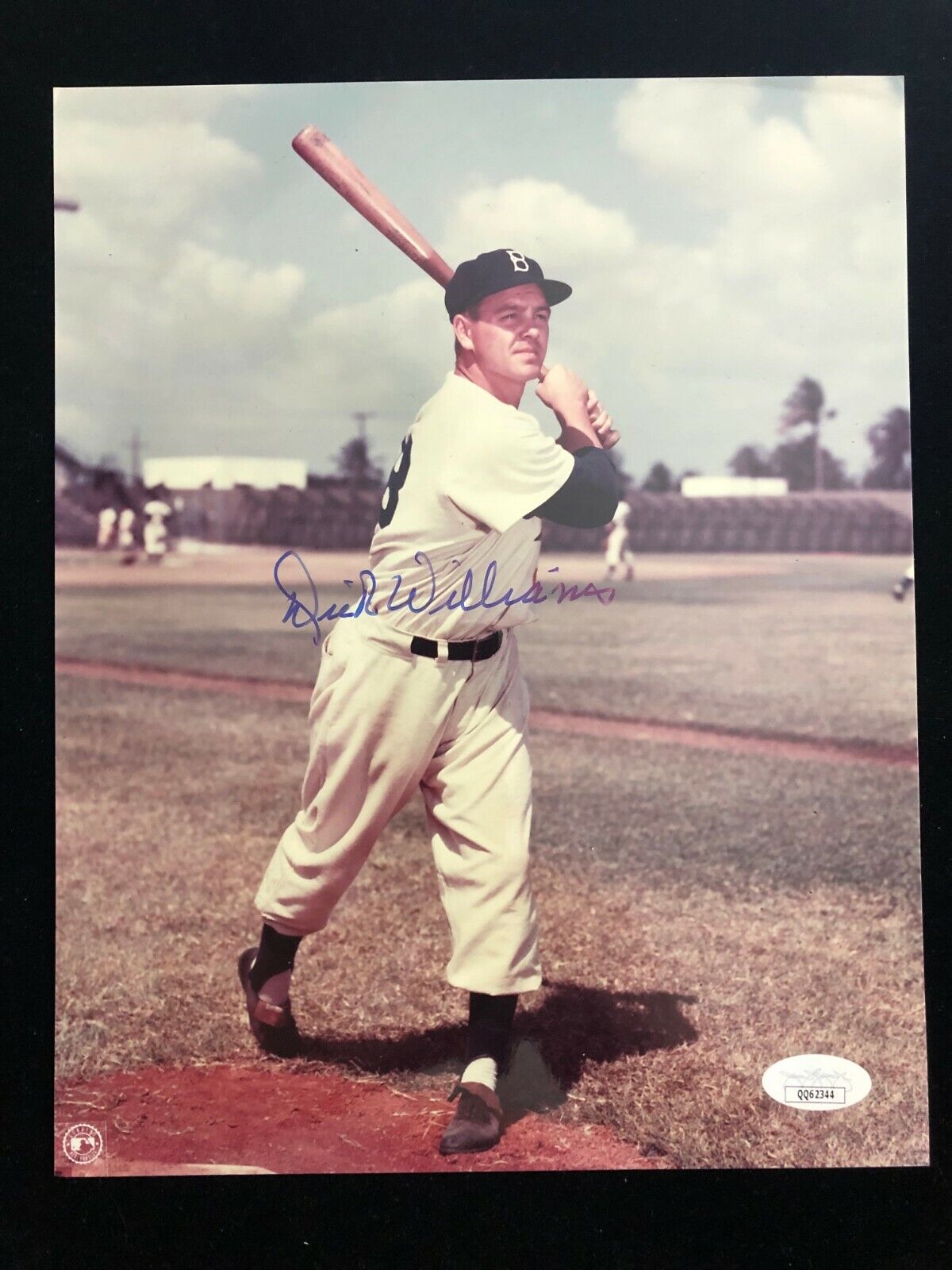 Dick Williams Signed Autographed Photo Poster painting - Brooklyn Dodgers - JSA QQ62344