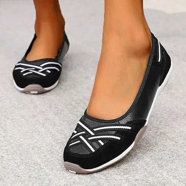 Women's Casual Patchwork Flats
