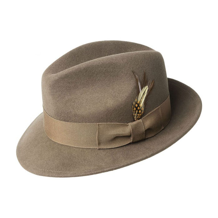7 Colors-Brixon Fedora &ndash; Cordovan [Fast shipping and box packing]