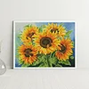 Sunflower - 11CT Stamped Cross Stitch - 46*36cm