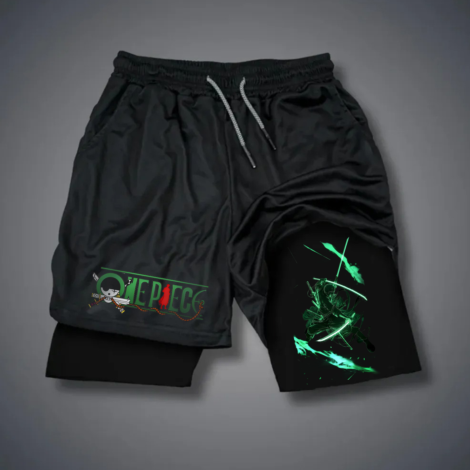  Anime-Inspired Casual Shorts with Dynamic Graphic Design